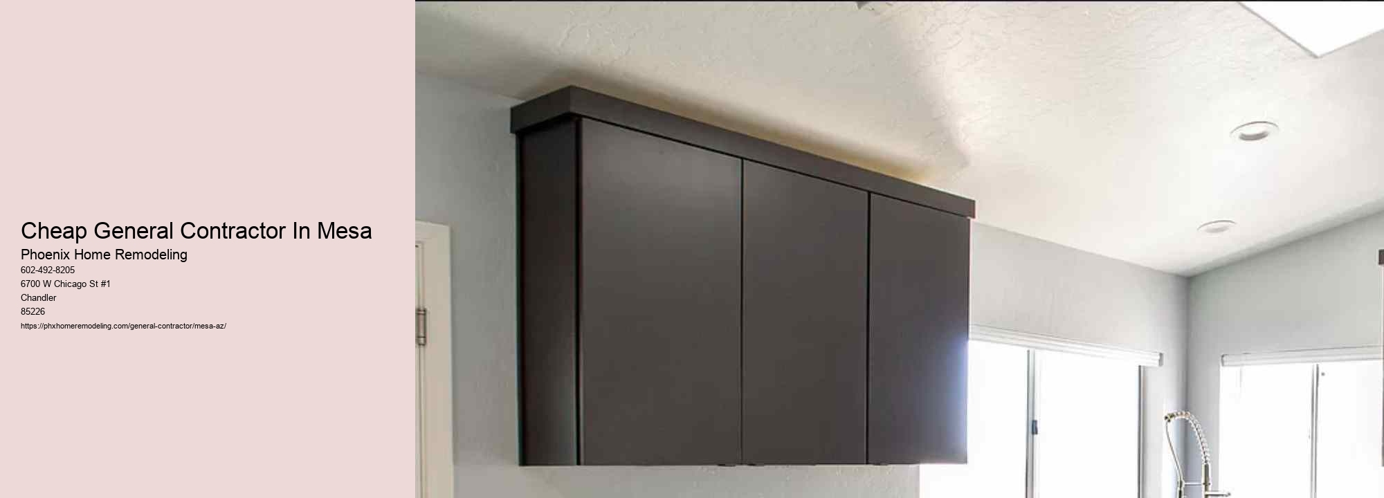 Cheap General Contractor In Mesa